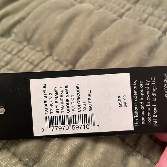 NWT TAHARI Metallic Leopard Animal Print Tab Indexer Wallet Identity Protect - Picture 13 of 13